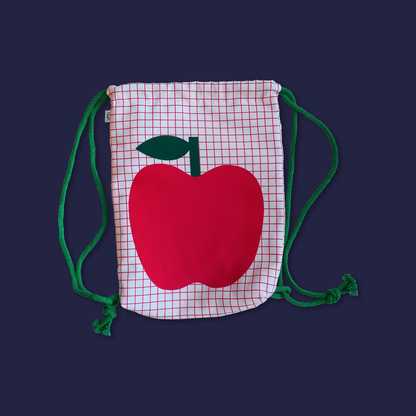 Bolsa maratón frutal Manzana. MMJ