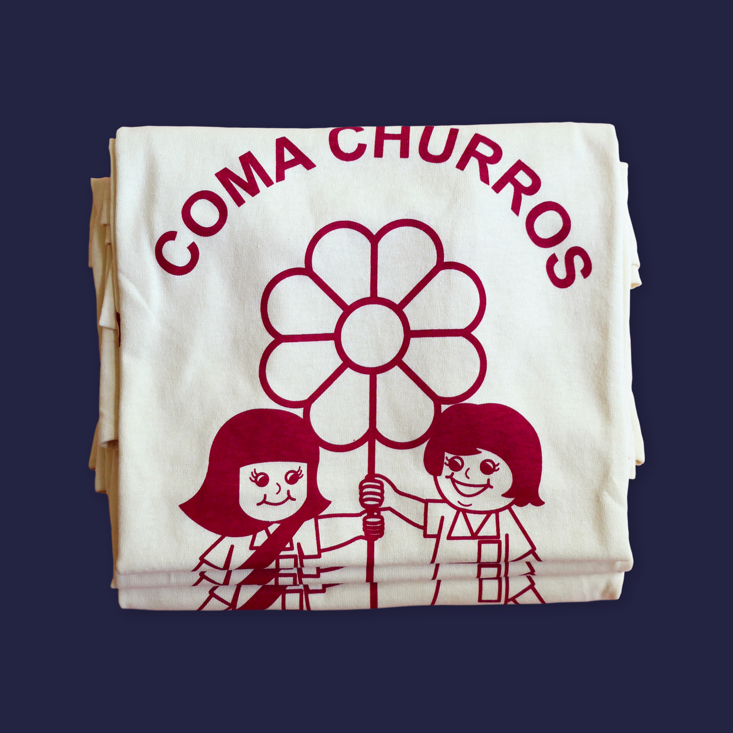 Coma churros. Buen trabajo