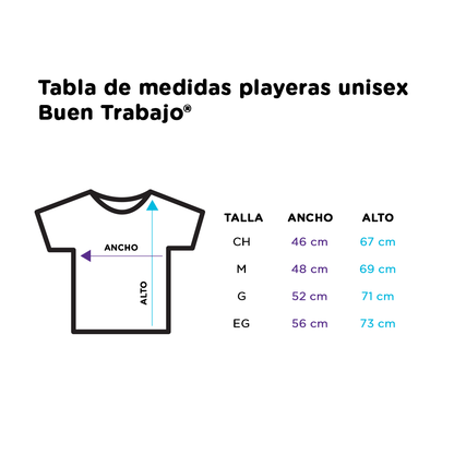 Playera. Buen trabajo